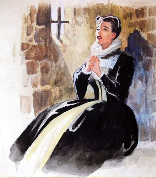 Mary Queen of Scots (Original) by 20th Century at The Illustration Art Gallery
