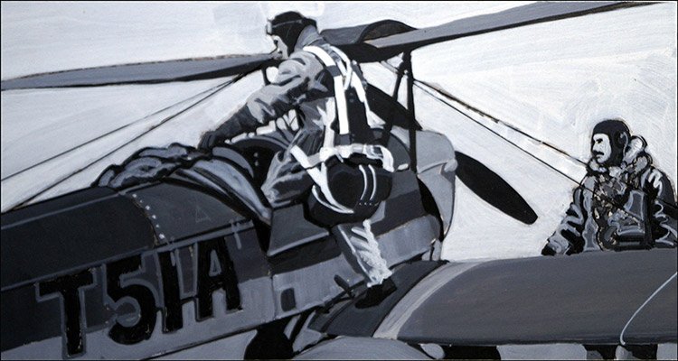 Pilot Training (Original) by Transport at The Illustration Art Gallery