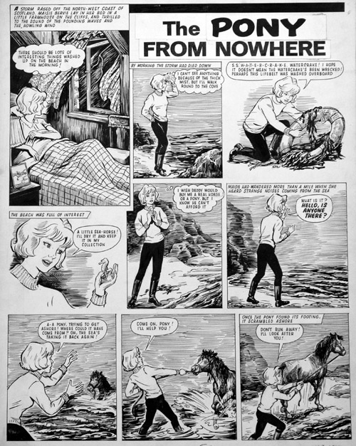 The Pony From Nowhere (TWO pages) (Originals) by 20th Century at The Illustration Art Gallery