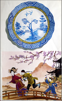 The Story of Willow Pattern art by 20th Century unidentified artist