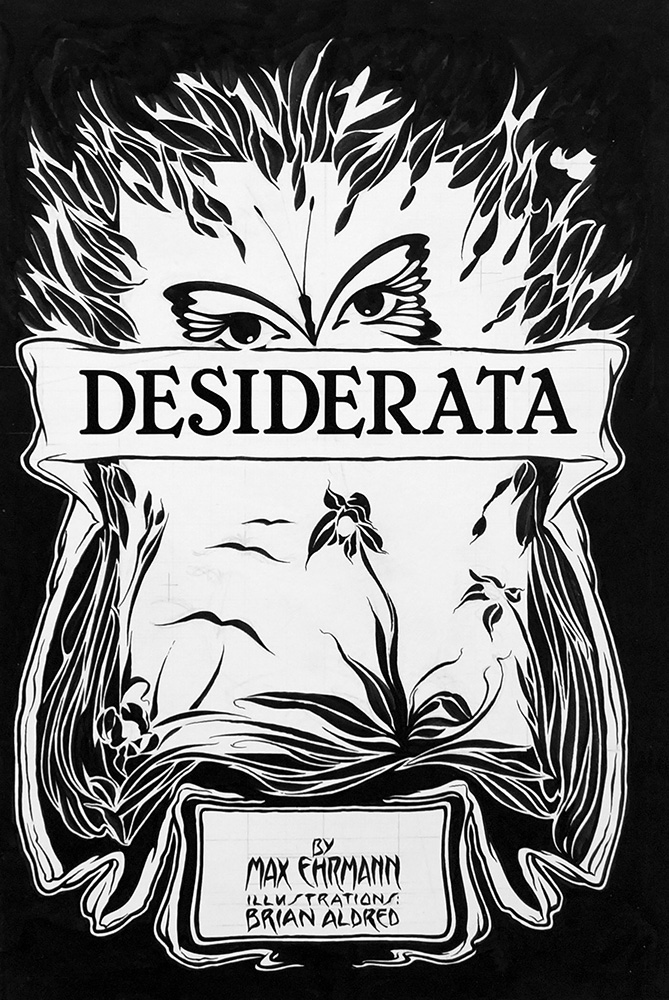 Desiderata - Cover (Original) art by Brian Aldred Art at The Illustration Art Gallery