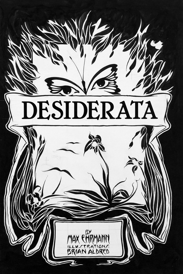 Desiderata - Cover (Original) by Brian Aldred Art at The Illustration Art Gallery
