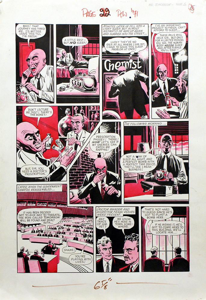 Mr Tomorrow 6 (Original) art by Matias Alonso at The Illustration Art Gallery