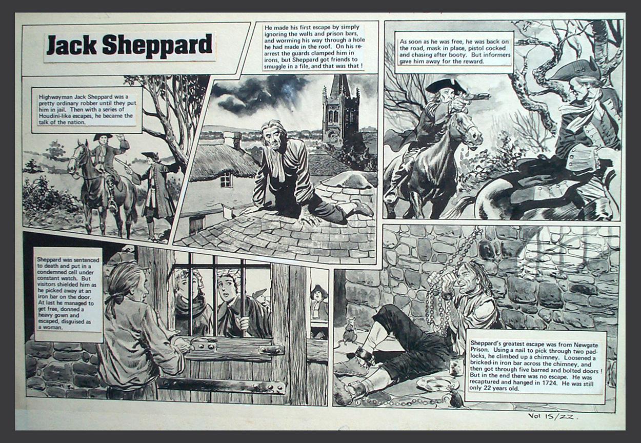 Jack Sheppard (Original) (Signed) art by Colin Andrew at The Illustration Art Gallery