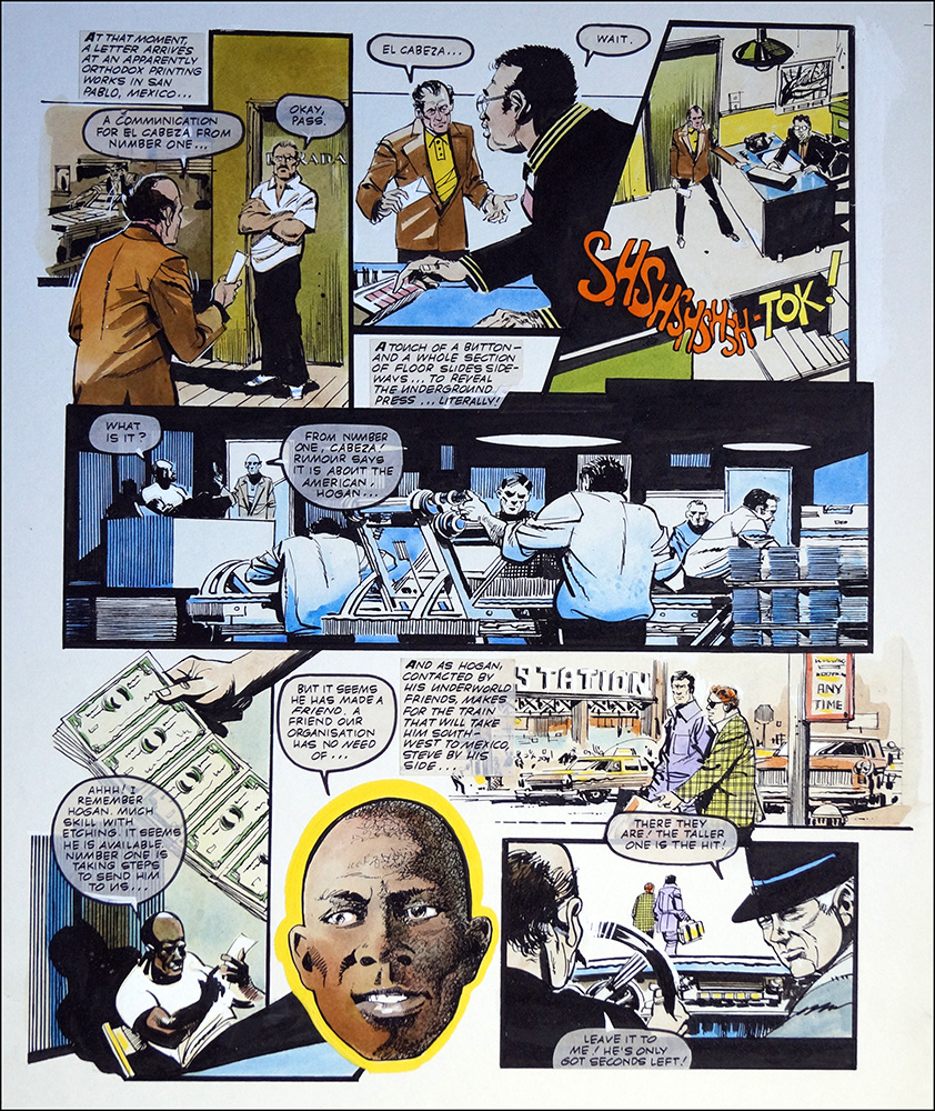 The Six Million Dollar Man - Underground Press (Original) art by Six Million Dollar Man (Asbury) at The Illustration Art Gallery