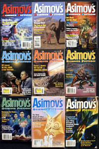 Asimov's Science Fiction: 1996 - 1998 (9 issues) at The Book Palace