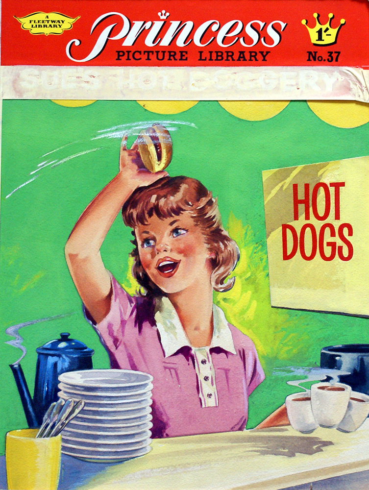 Princess Picture Library: Sue's Hot Doggery (Original) art by Michel Atkinson at The Illustration Art Gallery