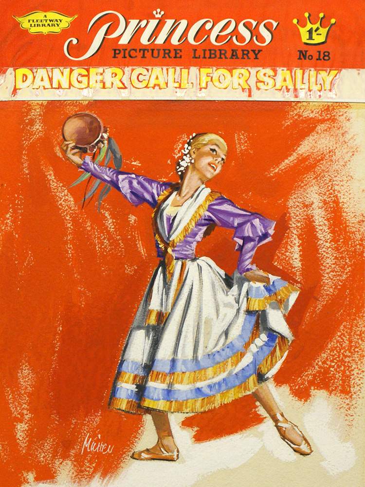 Princess Picture Library: Danger Call For Sally (Original) (Signed) art by Michel Atkinson at The Illustration Art Gallery
