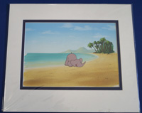 Babar The Elephant cell and hand painted background art by Nelvana Artist