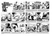 King Solomon's Mines Pages 9 and 10 (two pages) (Originals)