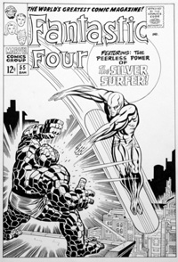 Fantastic Four Issue 55 cover Re-Creation (Original)