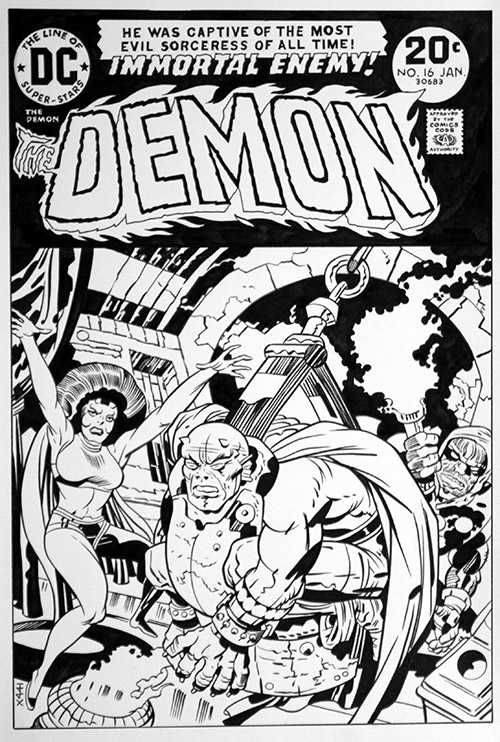 The Demon Issue 16 cover Re-Creation (Original) by Bambos (Georgiou) at The Illustration Art Gallery