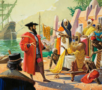 Vasco de Gama in Africa (Original)