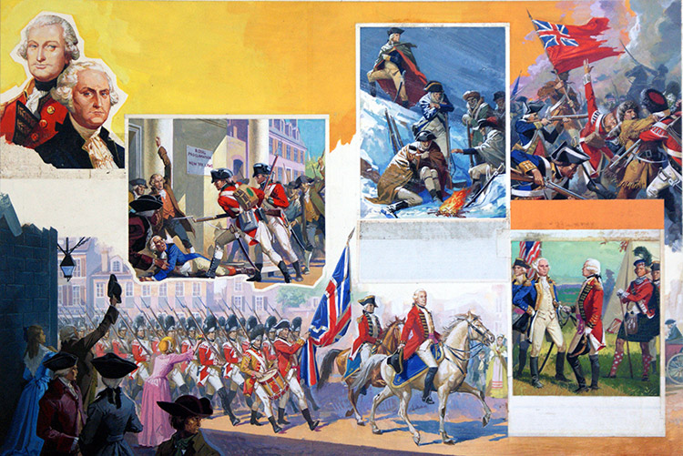 The Loss of the American Colonies (Original) by British History (Baraldi) at The Illustration Art Gallery