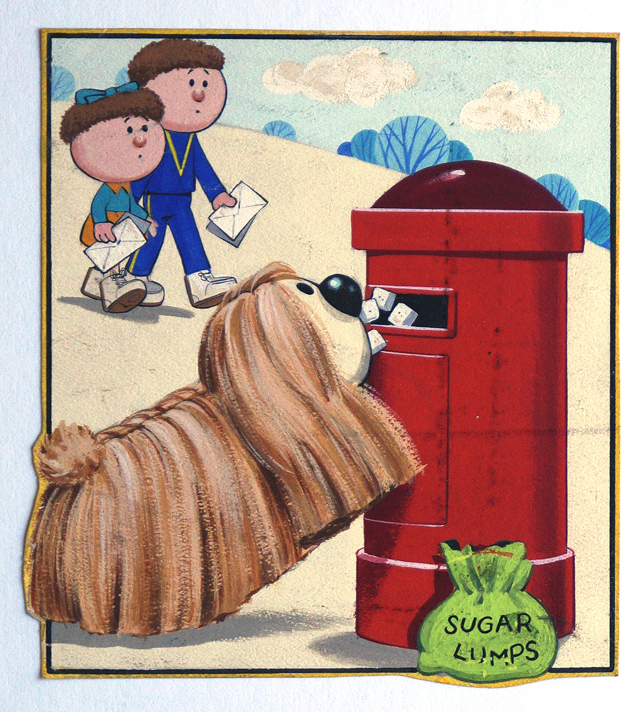 Magic Roundabout: Dougal and the Letterbox (Original) art by David Barnett Art at The Illustration Art Gallery