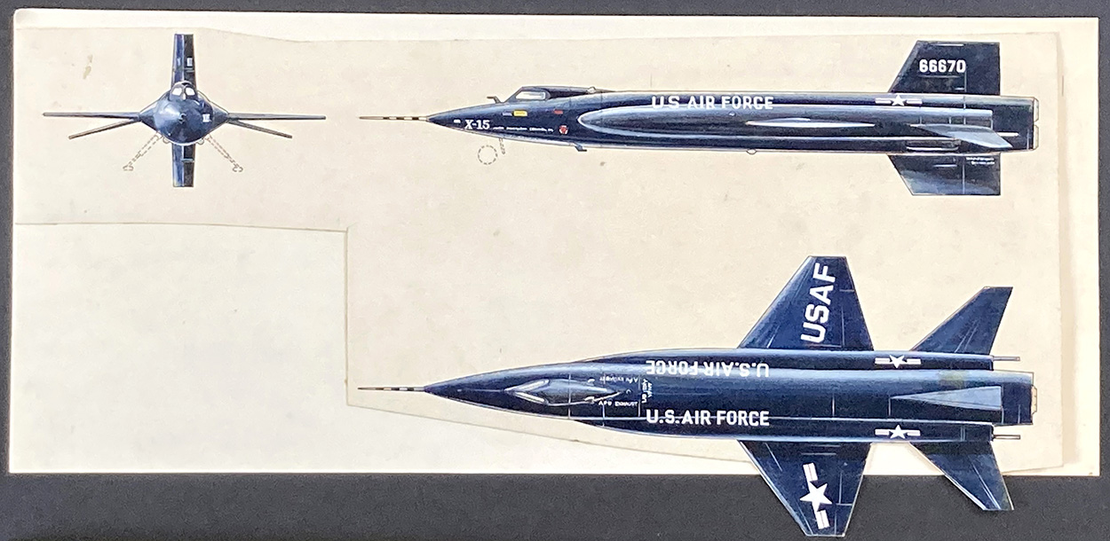 X-15 Hypersonic Aircraft (Original) art by John Batchelor Art at The Illustration Art Gallery