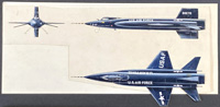 X-15 Hypersonic Aircraft art by John Batchelor