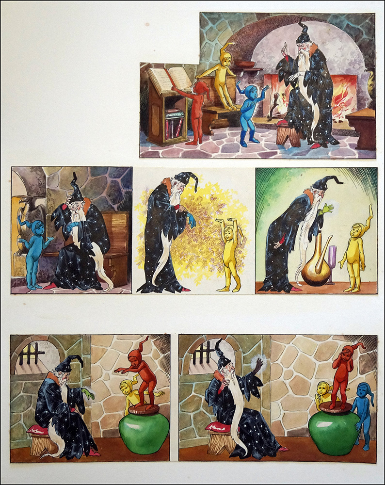 Princess Marigold - Painting Magic Ep. 13 (Original) art by Giorgio Bellavitis Art at The Illustration Art Gallery
