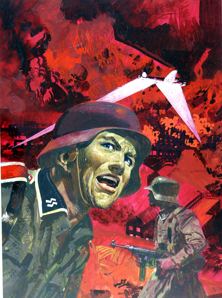 Air Ace Picture Library cover #387  'The Outsider' (Original) art by Alessandro Biffignandi Art at The Illustration Art Gallery