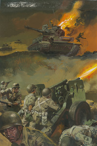 Battle Picture Library Cover 184 Decision At Dawn art by Alessandro Biffignandi