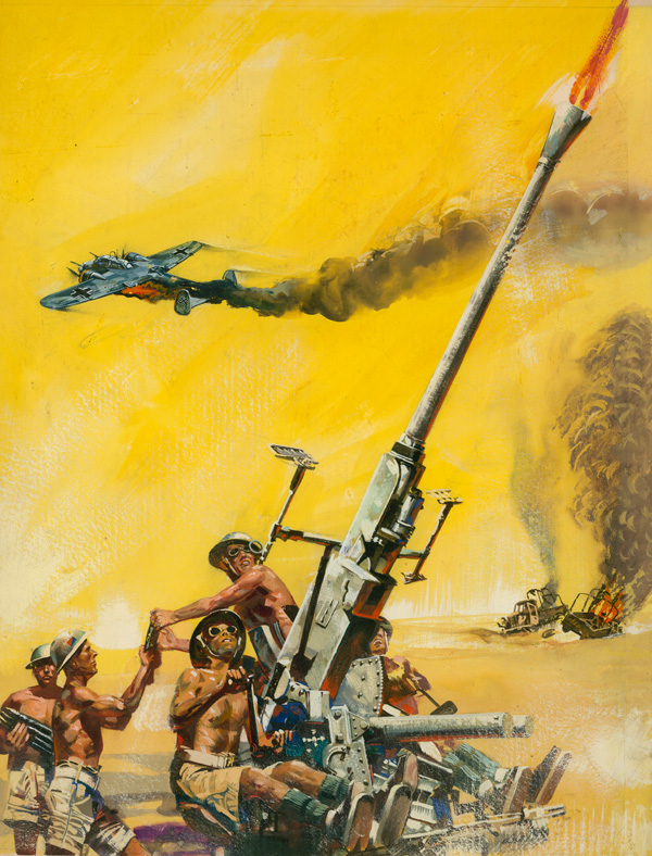 War Picture Library cover #118  'Heat of the Battle' (Original) by Alessandro Biffignandi at The Illustration Art Gallery
