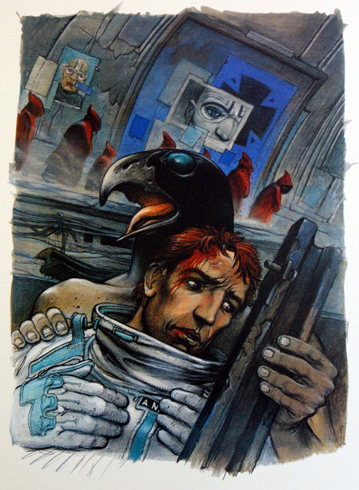 Past Heures 5 (Limited Edition Print) art by Enki Bilal Art at The Illustration Art Gallery