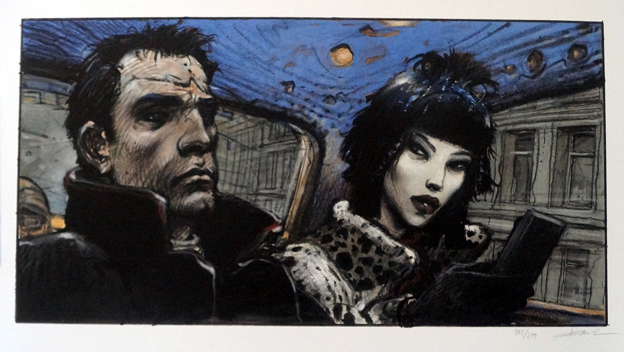 The Interview (Limited Edition Print) (Signed) art by Enki Bilal Art at The Illustration Art Gallery