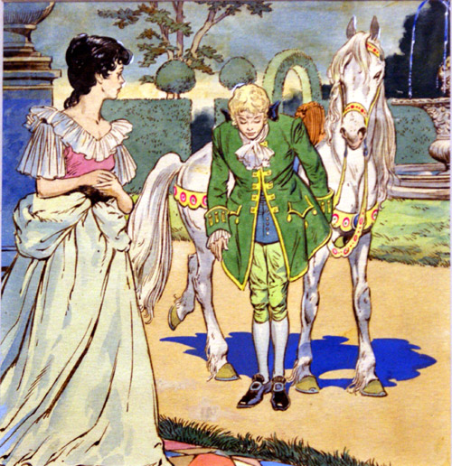 Princess Grace And The Prince (Original) by Princess Grace (Blasco) at The Illustration Art Gallery