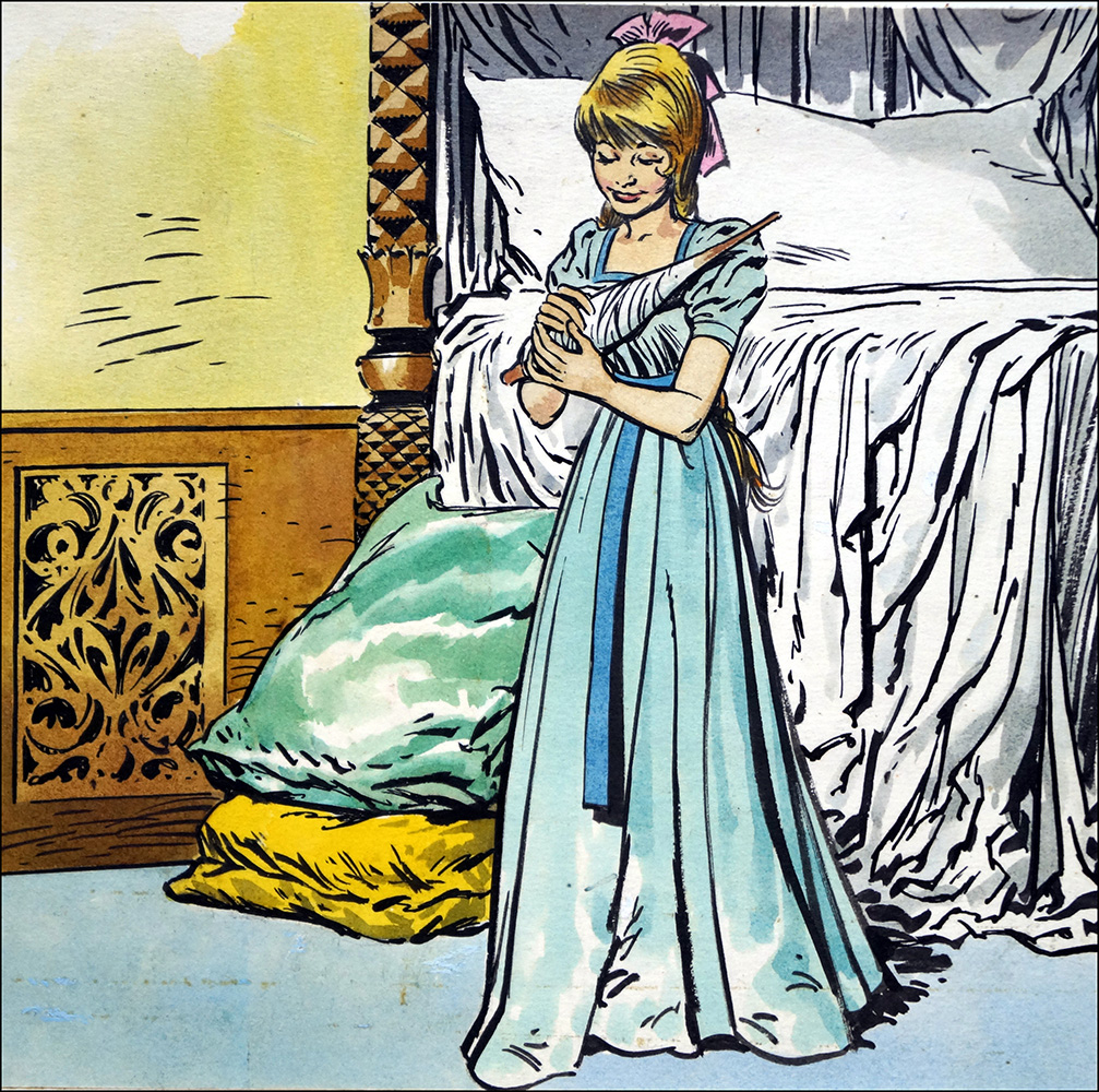 Sleeping Beauty - Magic In Her Hands (Original) art by Sleeping Beauty (Blasco) at The Illustration Art Gallery