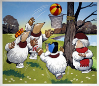 The Wombles: Netball (TWO pages) (Originals)
