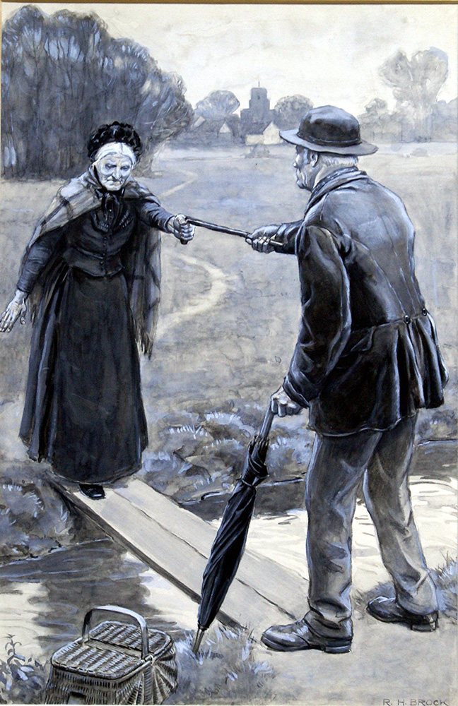 A Helping Hand (Original) (Signed) art by Richard Henry Brock Art at The Illustration Art Gallery