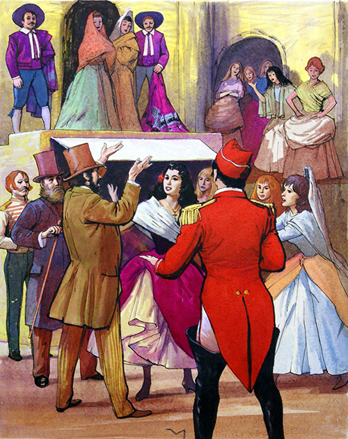 Bizet's Carmen (Original) by Music (Ralph Bruce) at The Illustration Art Gallery