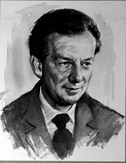 Benjamin Britten (Original) by Music (Ralph Bruce) at The Illustration Art Gallery
