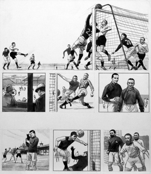 The Story of Soccer 1 (Original) by Sport (Ralph Bruce) at The Illustration Art Gallery