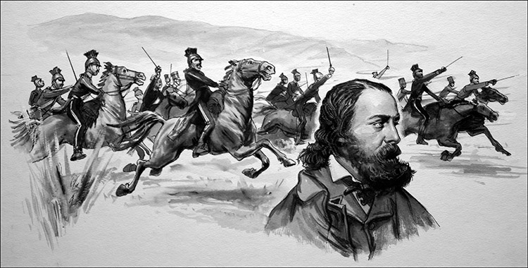 The Charge of the Light Brigade (Original) by British History (Ralph Bruce) at The Illustration Art Gallery