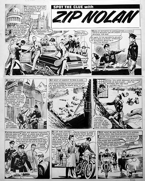 Zip Nolan full page 12 (Original) by Zip Nolan (Reg Bunn) at The Illustration Art Gallery
