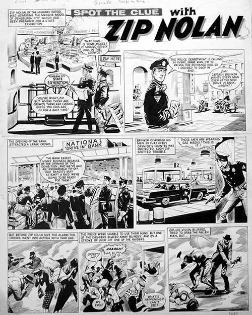 Zip Nolan full page 13 (Original) by Zip Nolan (Reg Bunn) at The Illustration Art Gallery