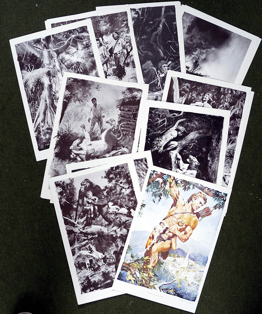 The Art of Zdenek Burian: Jungle Scenes of Tarzan (Prints) art by Zdenek Burian Art at The Illustration Art Gallery