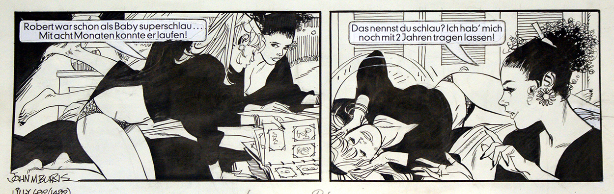 Lilly daily strip #692 (Original) (Signed) art by Lilly (John M Burns) at The Illustration Art Gallery