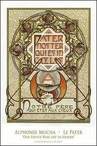 Le Pater: Alphonse Mucha's Symbolist Masterpiece and the Lineage of Mysticism 