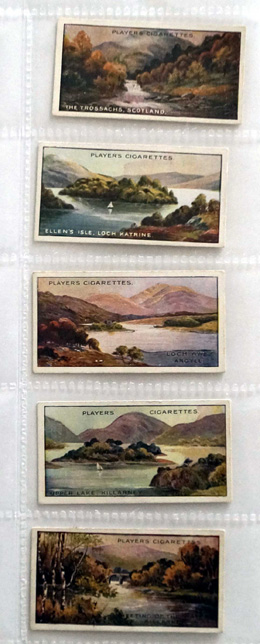 Cigarette cards: Gems of British Scenery 1914 (Full Set 25) 