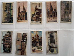Cigarette cards: Gems of Russian Architecture 1916  (49 of a set of 50; missing card 37) 