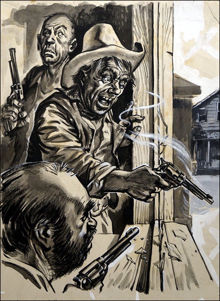Wild Bill Takes A Hand (Original) art by Geoff Campion at The Illustration Art Gallery