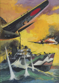 Enemy Engaged  War Picture Library Cover 68 art by Nino Caroselli