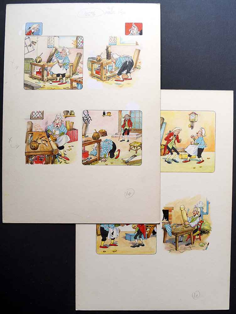 Pinocchio - Beginnings (Original) art by Sergio Cavina Art at The Illustration Art Gallery