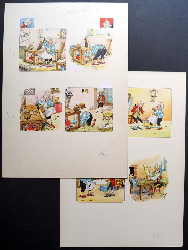 Pinocchio - Beginnings (Original) by Sergio Cavina Art at The Illustration Art Gallery