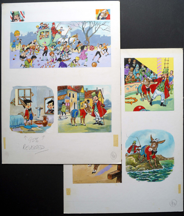 Pinocchio - Metamorphosis (Original) by Sergio Cavina Art at The Illustration Art Gallery
