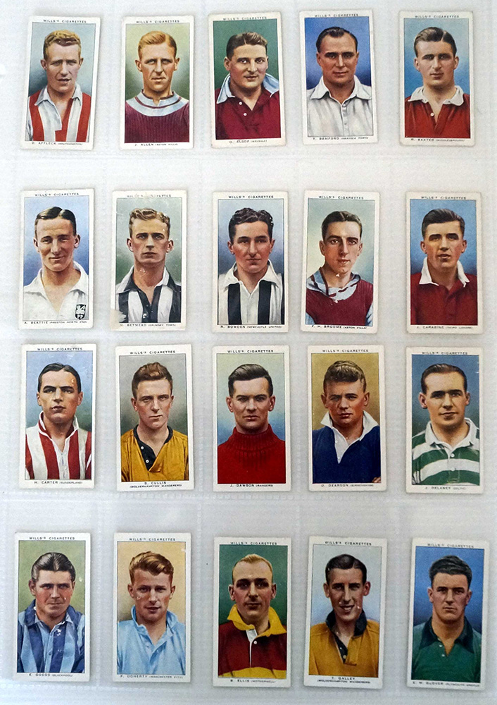 Association Footballers  Full set of 50 cards (1939) at The Book Palace