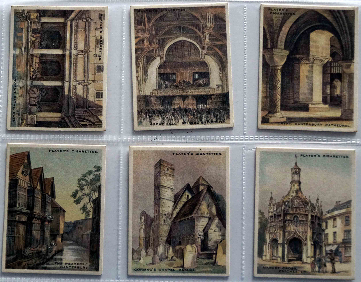 Full Set of 25 Cigarette Cards: Architectural Beauties (1927) art by Architecture at The Illustration Art Gallery