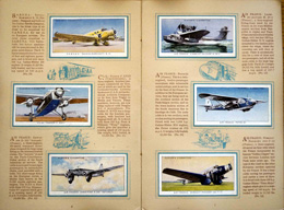 Cigarette cards in album: Set of 50 International Air Liners (50 cards) 